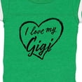 thumbnail image 4 of Inktastic I Love My Gigi in Black Chalk Heart Boys or Girls Baby Bodysuit, 4 of 5