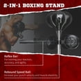 thumbnail image 4 of Soozier Speed Bag Boxing Bag Stand Reflex Training Equipment, Black, 4 of 10