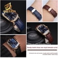 thumbnail image 4 of Correa de piel de cocodrilo para relojes Rossini 616725/5725/3401/2402 para hombre, pulsera Longines IWC Omega Citizen Alligator de 16 mm, 18 mm y 20 mm, 4 of 5