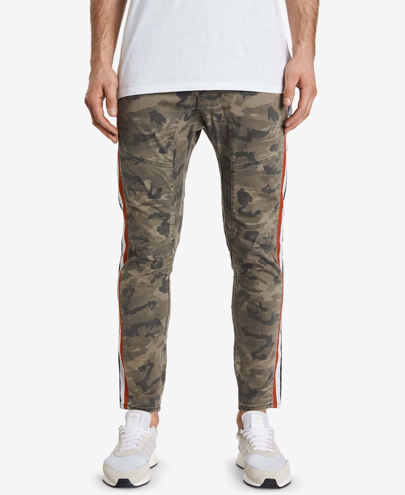side stripe camo pants