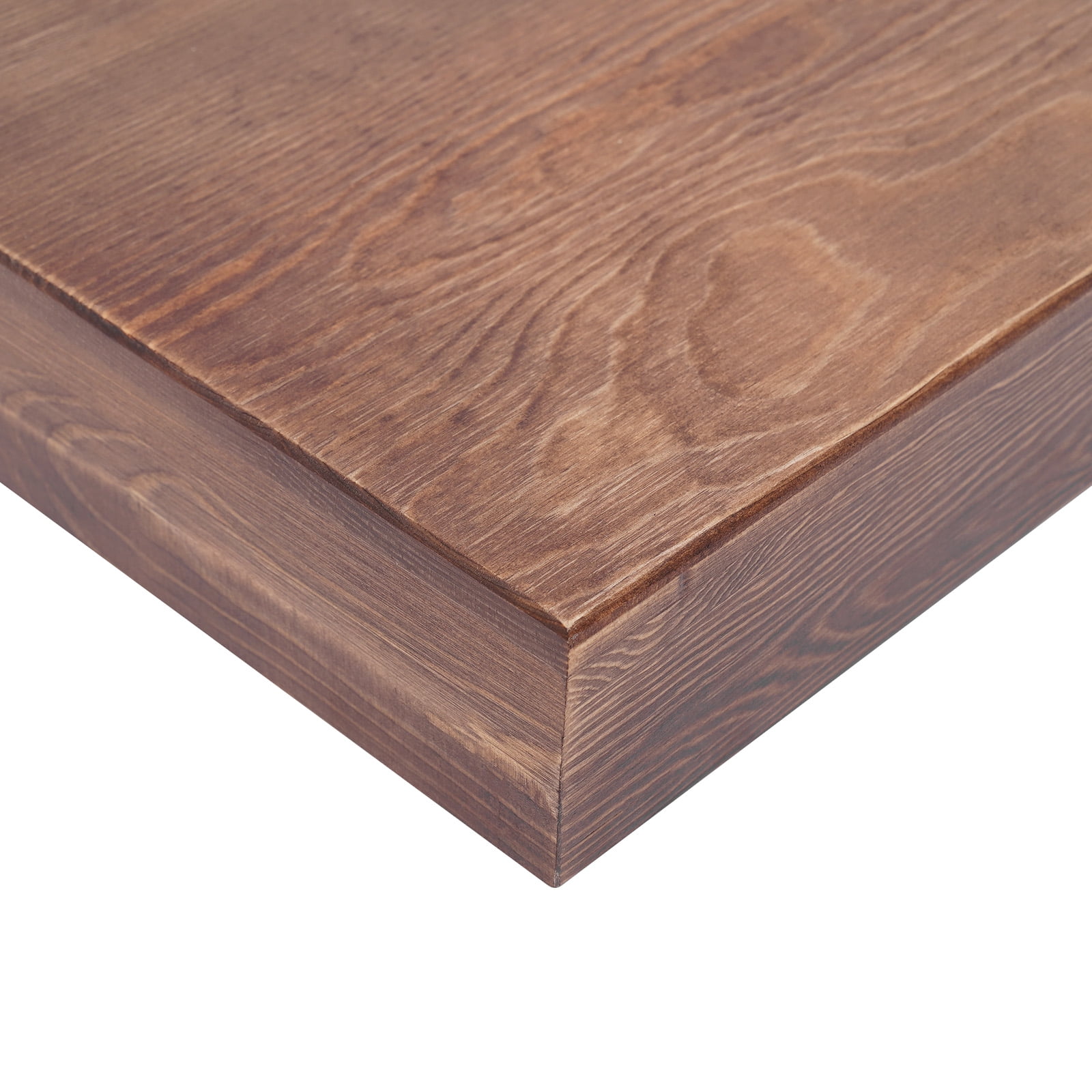 Peakora Wood Stove Top Cover Multifunctional Noodle Board Stove Covers with Built-In Handles Durable Extra Thick Pine Wood Handmade Cookware 29.5*22*2.5in Walnut Color