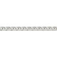 thumbnail image 2 of Sterling Silver 5.7mm Flat Cuban Anchor Chain (22 X 5.7) Made In Italy qfan150-22, 2 of 5