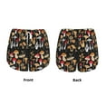 thumbnail image 5 of Fotbe Various Mushrooms Womens High Waist Running Shorts Athletic Workout Quick Dry Shorts for Women with Pockets Gym Yoga Summer Shorts-Large, 5 of 9