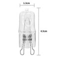 thumbnail image 4 of Halogen Bulb 40W G9 Pin for Oven and Refrigerator Fan Replacement, 4 of 5