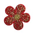 thumbnail image 3 of Altotux Autocollant Autocollant à Appliqué de Fleur de Marguerite Iridescente Patch Rouge Bleu (Rouge), 3 of 3