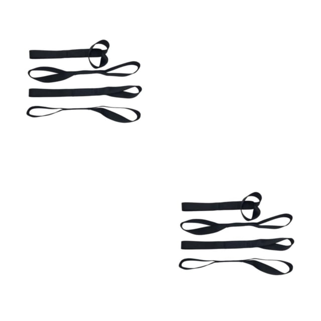 Speravity 4 pack/lot Lanyard Correa de amarre ampliamente utilizada para aplicaciones versátiles Cuerdas colgantes pesadas negro * 2.5 * 46 cm negro * 2.5 * 46 cm 2piezas