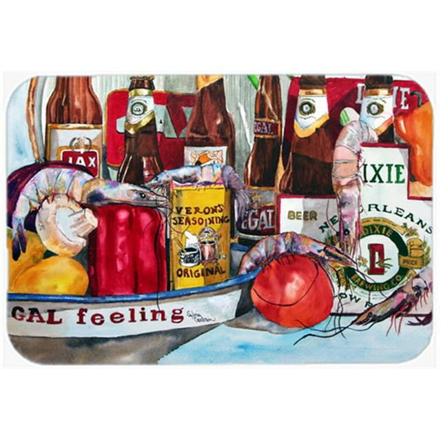 Verons And New Orleans Beers Glass Cutting Board, Large