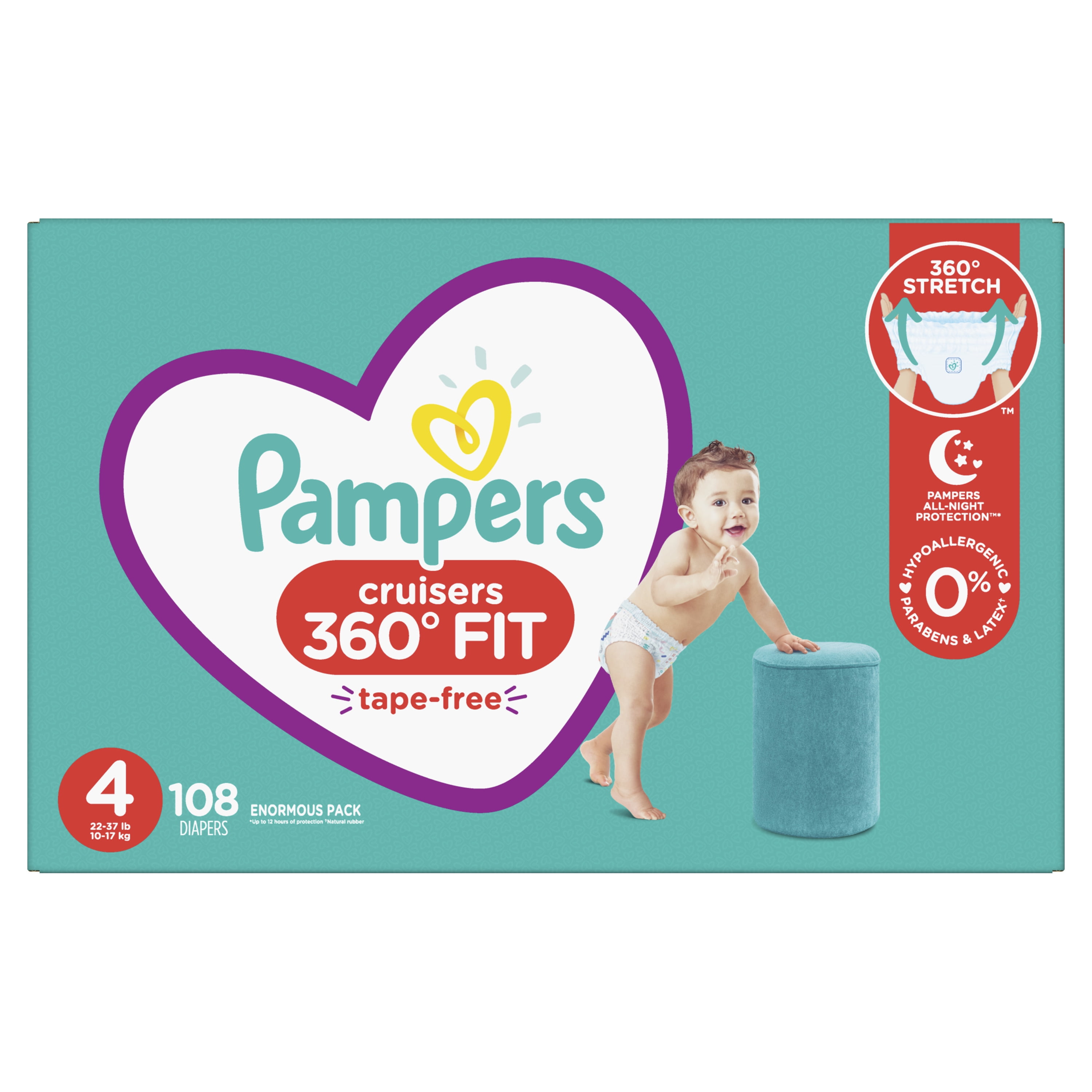 walmart pampers 360 size 4