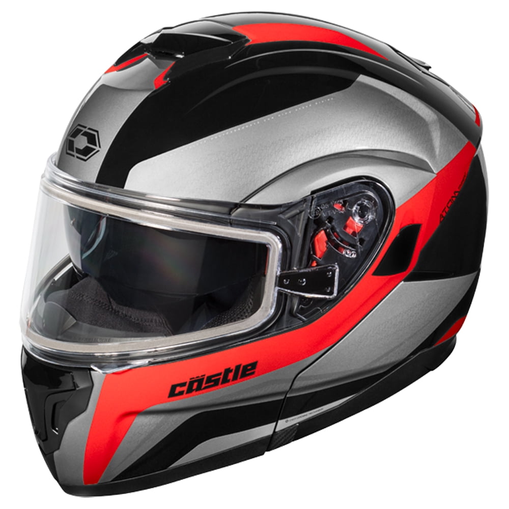 Castle X, Adult Modular Snowmobile Helmet DOT Atom SV