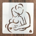 thumbnail image 7 of Walbest Mother's Day Cake Stencil Hollow Out Smooth Surface Plastic Love Pregnant DIY Fondant Template Kitchen Supply, 7 of 7