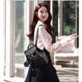 thumbnail image 4 of Backpack Mujer Antirrobo Moda Mochila Casual Color Negro Diseño De La Tela Liso, 4 of 5