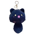 thumbnail image 1 of Colgante de muñeco de peluche Yinane llavero de animal de peluche suave negro, 1 of 8