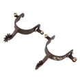 thumbnail image 3 of Espuelas, 2 piezas Espuelas de vaquero occidental Espuelas de acero Las espuelas occidentales mejoran su experiencia, 3 of 8
