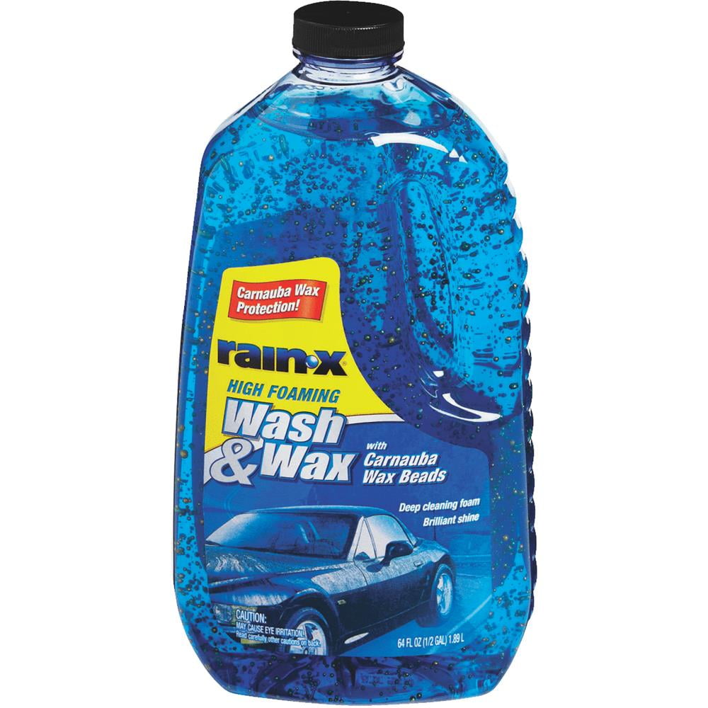 RainX Wash & Wax With Carnauba Wax Beads, 64 fl. oz. 5077557