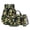 Cartoon Dinosaur Green Camouflage, variant on Xixirimido Cartoon Dinosaur Green Camouflage 4Pcs Backpack Set for Boys, Kids Book Bags with Lunch Box Pencil Case Water Bottle Holder, 17 Inch School Bag Set for Elementary Middle School