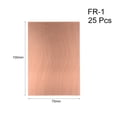 thumbnail image 2 of 7X10cm Single Sided Copper Clad Laminate PCB Circuit Board Brown 25pcs, 2 of 3
