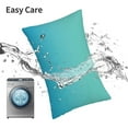 thumbnail image 5 of Kdxio Cotton Pillow Cases 14"x20" Pillowcases,Soft and Breathable Bedroom Pillow Cases-Teal Turquoise-No Pillow Core, 5 of 5