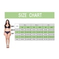 thumbnail image 4 of Sngxgn Bikini Set for Women Two Piece Swimsuits High Waisted Cut Out Crisscross Back Tie Bottom(Green,M), 4 of 4