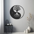 thumbnail image 4 of LaModaHome Exclusive Peace Family Tree Metal Wall Art – Durable & Artistic Metal Wall Art for Home and Office Decor, Perfect for Any Interior Design Aesthetic, 4 of 5