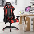 thumbnail image 1 of Topcobe Gaming Chair Racing Office Chair High Back Computer Desk Chair PU Leather Chair Executive and Ergonomic Adjustable Swivel Chair with Headrest and Lumbar Support, 1 of 7