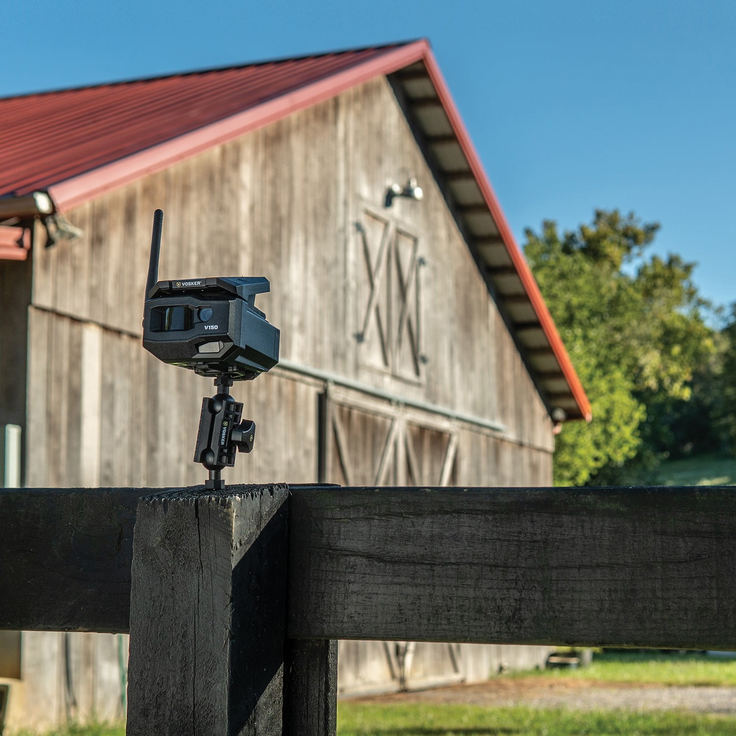Vosker - V150-US Solar Powered 4G LTE Cellular Outdoor Security Camera.