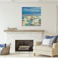 thumbnail image 2 of Stupell Industries Beach Umbrellas on Shore Nature Painting Gallery Wrapped Canvas Print Wall Art, 30 x 30, 2 of 7