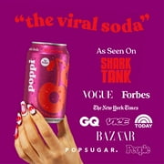 poppi Cherry Cola Prebiotic Soda, 12 fl oz, 1 Pach Can