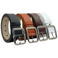 thumbnail image 4 of unbranded  4 Pcs Casual Brown Belt for Men and Women Waist but Men's Women's Miss, 4 of 8