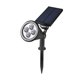 thumbnail image 1 of Focos solares, luces solares ajustables 2 en 1 de 4 LED para pared/paisaje con sensor de encendido/apagado automático, paquete de 2 (RGB) Zhivalor OTTO-LQ-0595, 1 of 7