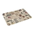 thumbnail image 2 of Disketp Abstract Coffee Pattern With Letters Mat For Front Door Outside - Doormat Outdoor Entrance - Welcome Mats Outdoor,Outside Entry And Outdoor Entrance 16''X24'', 2 of 9