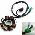 thumbnail image 1 of DC Ignition Stator Magnetic Coil Generator 8 Rod for GY6 150cc 125cc Scooter ATV, 1 of 4