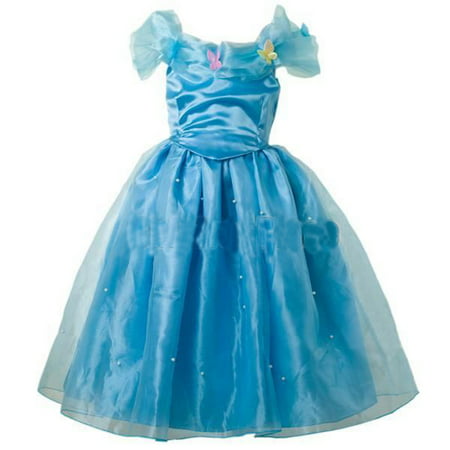 Inspired Cinderella Girls Deluxe Cinderella Costume 