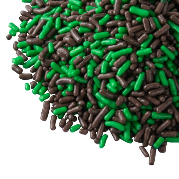 Dutch Treat Chocolate Mint Sprinkles Candy Ice Cream Topping - 10 lb.