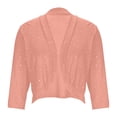 thumbnail image 5 of Womens Shrug Chiffon Cardigans Open Front Short Sleeve Bolero for Evening Dressy Sprakly Sequins Tops Coverups, 5 of 5