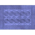 thumbnail image 1 of Ahgly Company Machine Washable Indoor Rectangle Persian Blue Traditional Area Rugs, 2' x 4', 1 of 4