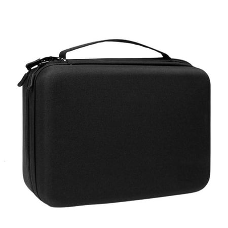 MOMOJIA Spacious Double Layer Hard Shell Carrying Bag For Mouse Headphones Cables