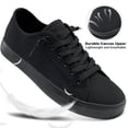 thumbnail image 3 of Ecetana Canvas Shoes for Women Slip on Casual Low Top Sneakers Womens Tennis Shoes, 3 of 7