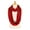 Burgundy, variant on Premium Solid Color Knit Infinity Circle Scarf