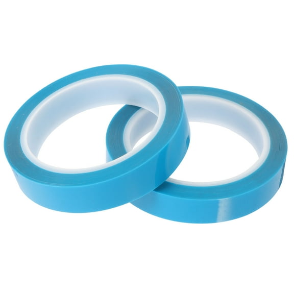 NICEXMAS Blue Plastic Adhesive Tape for Home Use High Temperature Resistance and Durable 2 Rolls