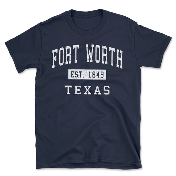 Fort Worth Texas Classic Established Men's Cotton T-Shirt