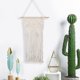 thumbnail image 4 of Decoración de pared con palitos de madera, colgante tejido para tapiz bohemio con borlas para el hogar, 4 of 8