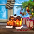 thumbnail image 4 of TIELUTT Luminous Resin Christmas Small Micro Luminous Girls Ornament Transformer Ornament Ornament Set with Topper Ornament for Christmas Trees Elegant Goddaughter Christmas Ornament, 4 of 7