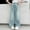 Blue, variant on Toddler Girls' Jeans Denim Elastic Wasit Wide Leg High Waist Denim Pants Teen Girl Clothes Kids Pants Girls