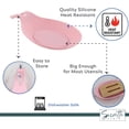 thumbnail image 5 of Servette Home Round Silicone New Spoon Rests - Set of 2 Pink/Red, 5 of 6