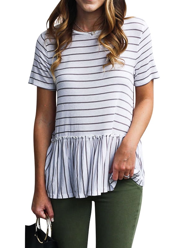 peplum short shirt