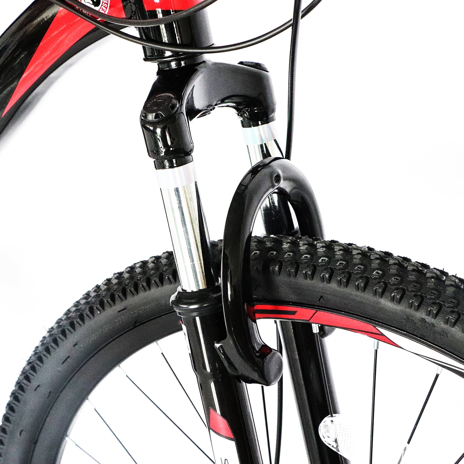 26 Inch 21 Speed Mountain Bike with Dual Disc Brakes Shock Absorbing Fork