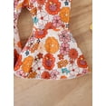 thumbnail image 7 of Happy Town Toddler Girls Summer Outfits Short Sleeve Jumpsuit and Pants 2pcs Set for 3-24 Months, 7 of 7