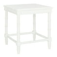 thumbnail image 4 of SAFAVIEH Liviah 22 in. High Modern Coastal Bamboo Accent Table, White, 4 of 8