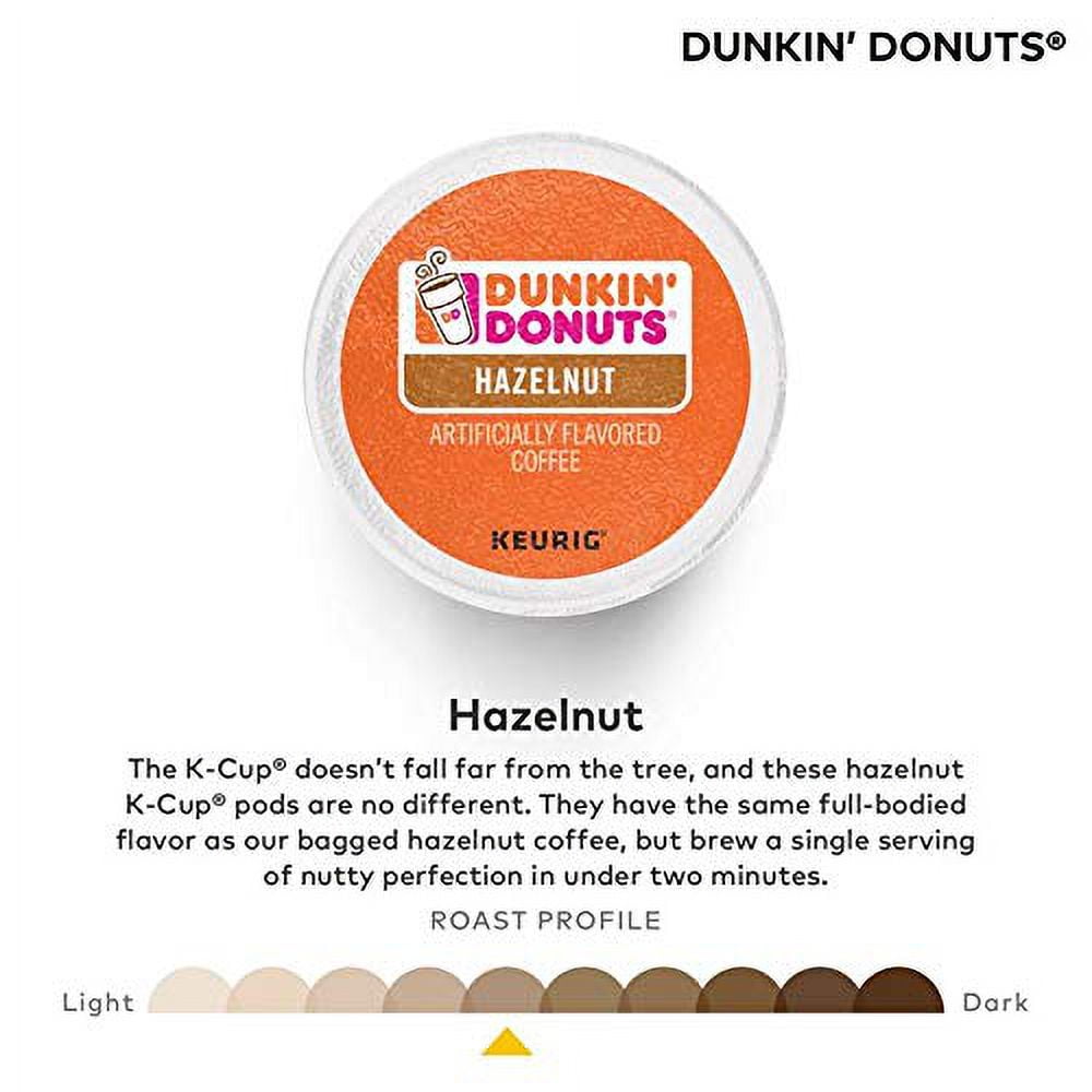 Dunkin Donuts Hazelnut Flavored Coffee K-Cups For Keurig K Cup Brewers (24 Count)