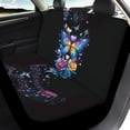 thumbnail image 4 of Pzuqiu Butterfly Musical Note Car Seat Covers 3 PCS Car Seat Covers Full Set Lightweight Easy to Install Suitable for Truck Sedans, 4 of 10